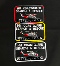 Load image into Gallery viewer, Bespoke Pilot / Crew Team Name Badge - HM Coastguard Search & Rescue (Sikorsky)