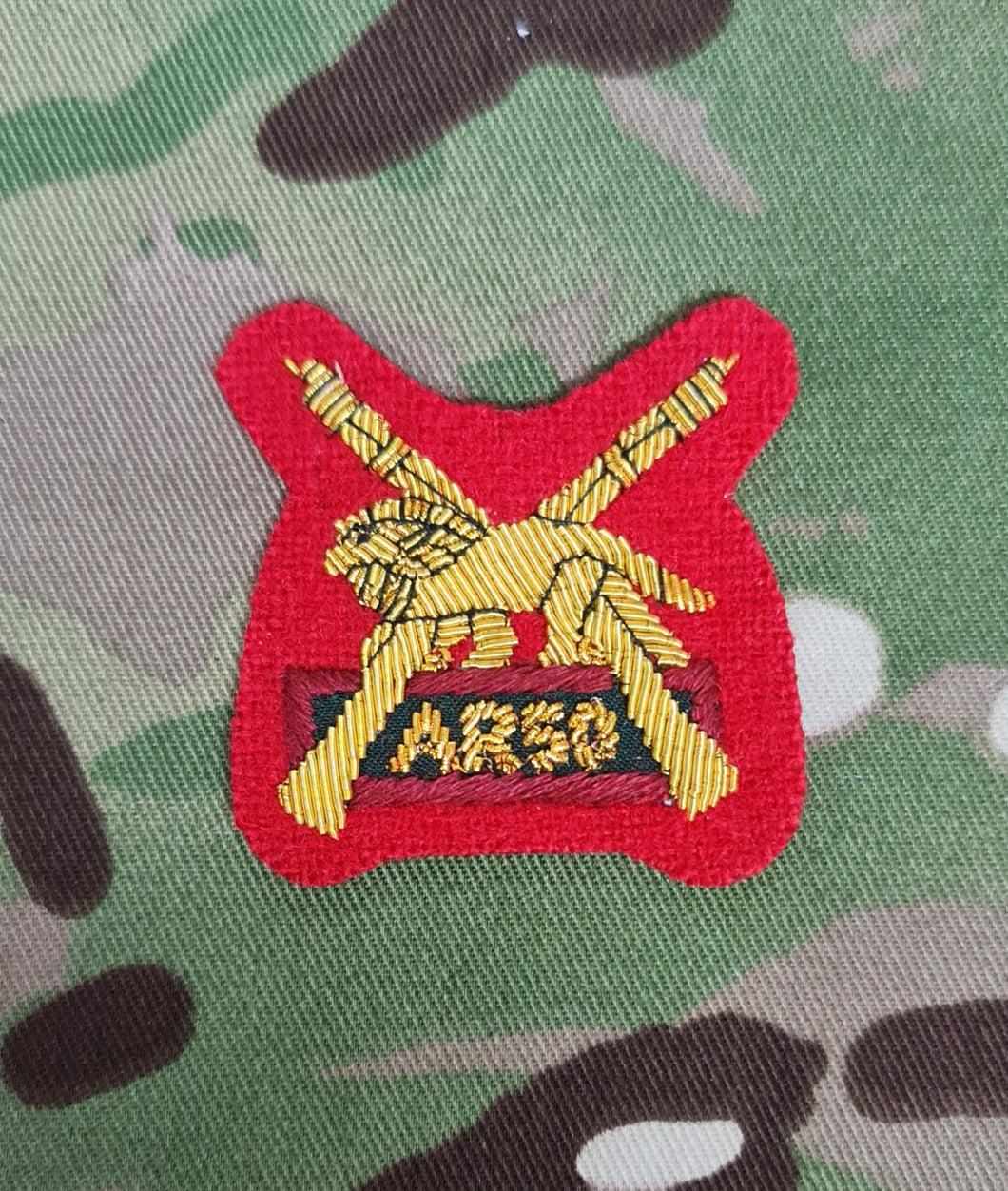 Bisley AR50 shooting qualification Mess Dress Badge Scarlet