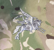 Load image into Gallery viewer, British Airborne Forces Symbol / Pegasus & Bellerophon - Chrome ABS 3D automobile / car / Truck / Decal / logo