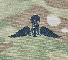 Load image into Gallery viewer, Thai / Thailand - US (OCP, Regulation Size) Ripstop multicam fabric embroidered Parachutist wing jump patch / badge