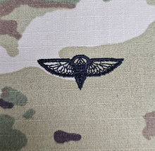 Load image into Gallery viewer, Nepal / Nepalese - USA (OCP, Regulation Size) Ripstop multicam fabric embroidered Parachutist wing jump patch / badge