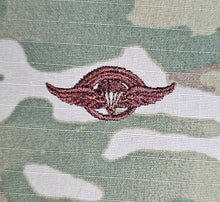 Load image into Gallery viewer, Argentina / Argentinian - USA (OCP, Regulation Size) Ripstop multicam fabric embroidered Parachutist wing jump patch / badge
