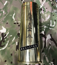 Load image into Gallery viewer, Engraving Service - Artillery 105mm Brass Shell / Cart / Cartridge Engraving