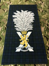 Load image into Gallery viewer, 2nd Battalion Royal Regiment of Scotland RRS Hackle - Fully Printed Towel - Choose your size
