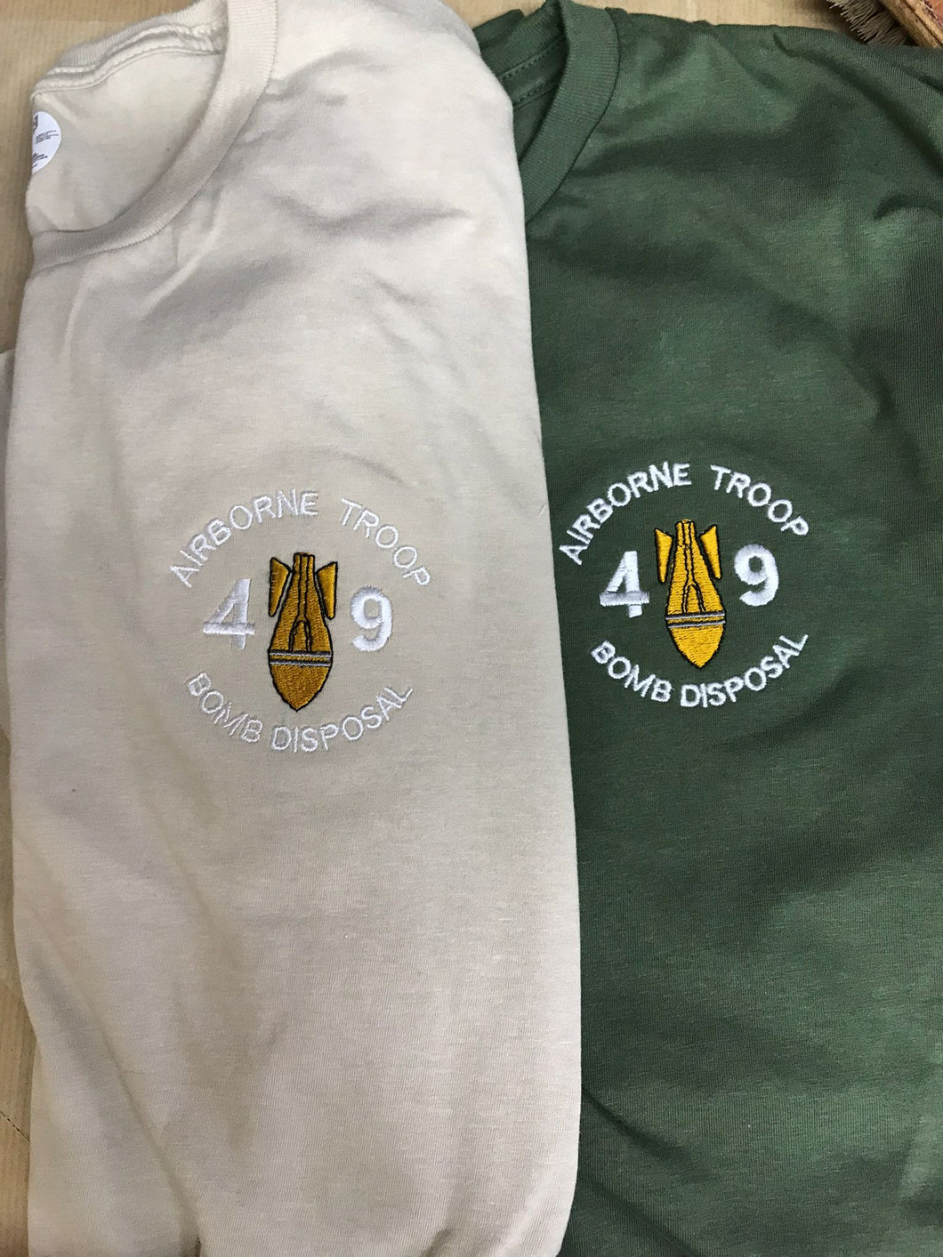 49 Sqn EOD (Bomb disposal) - Embroidered Design - Choose your Garment