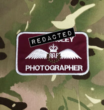 Load image into Gallery viewer, Bespoke Air / Ground Crew Name Badge RAF Pilot Wings
