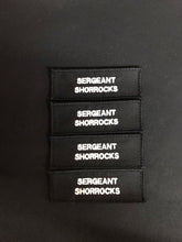 Load image into Gallery viewer, x2 Police Style Black Name Badges / Patch (MSC / Constable / Inspector / met police / city of london / Special)