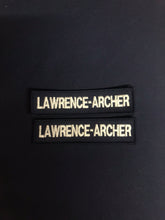 Load image into Gallery viewer, x2 Name Badge / Name Tape  120mm x 25mm (Choose Colour) (PCS Style)