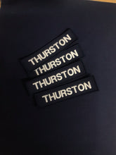 Load image into Gallery viewer, x2 Name Badge / Name Tape  120mm x 25mm (Choose Colour) (PCS Style)