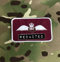 Load image into Gallery viewer, Bespoke Air / Ground Crew RAF AAC Name Badge RAF Pilot Wings
