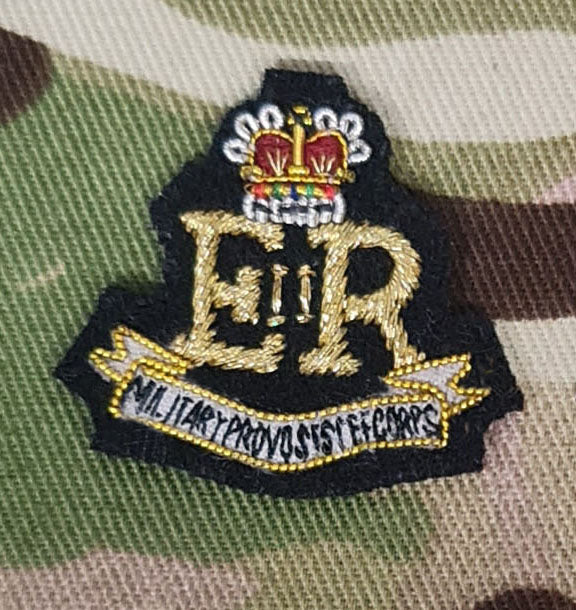 MPS (Military Provost Staff Corps) Officers Bullion stitched Beret Badge (EIIR)
