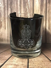 Load image into Gallery viewer, Thors hammer celtic design norse mythology viking - Engraved Tumbler Whiskey Glass Tumbler Glass 330ml
