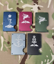 Load image into Gallery viewer, Credit Card Holder / RFID Blocking Slim Wallet and Money Clip, Front Pocket Wallets for Men - Minimalist Futuristic Design - add customisation for free