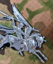 Load image into Gallery viewer, British Airborne Forces Symbol / Pegasus & Bellerophon - Chrome ABS 3D automobile / car / Truck / Decal / logo