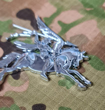 Load image into Gallery viewer, British Airborne Forces Symbol / Pegasus & Bellerophon - Chrome ABS 3D automobile / car / Truck / Decal / logo