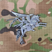 Load image into Gallery viewer, British Airborne Forces Symbol / Pegasus & Bellerophon - Chrome ABS 3D automobile / car / Truck / Decal / logo