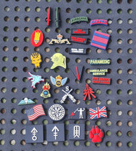 Load image into Gallery viewer, Croc / clog / water shoe - novelty charm / gem / jibbitz logo customise your tactical military footwear here - Airborne / JTAC / Sapper / AT
