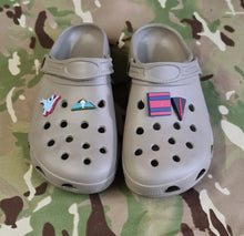 Load image into Gallery viewer, Croc / clog / water shoe - novelty charm / gem / jibbitz logo customise your tactical military footwear here - Airborne / JTAC / Sapper / AT