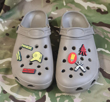 Load image into Gallery viewer, Croc / clog / water shoe - novelty charm / gem / jibbitz logo customise your tactical military footwear here - Airborne / JTAC / Sapper / AT