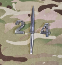 Load image into Gallery viewer, Commando Dagger / Fairburn Sykes - Chrome ABS 3D automobile / car / Truck / Decal / logo ( Squadron / Regiment / 29/ 49 /59 /43/42/40/45)