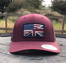 Load image into Gallery viewer, Colour Flag patch - UK / US - stitched cap Hat Flexfit yupoong multicam Camouflage classic trucker style snapback - flag