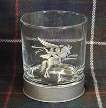 Load image into Gallery viewer, Pegasus / Bellerophon / airborne forces - Metal 2D Logo / Motif Tumbler Whiskey Tumbler Glass 330ml old fashioned style