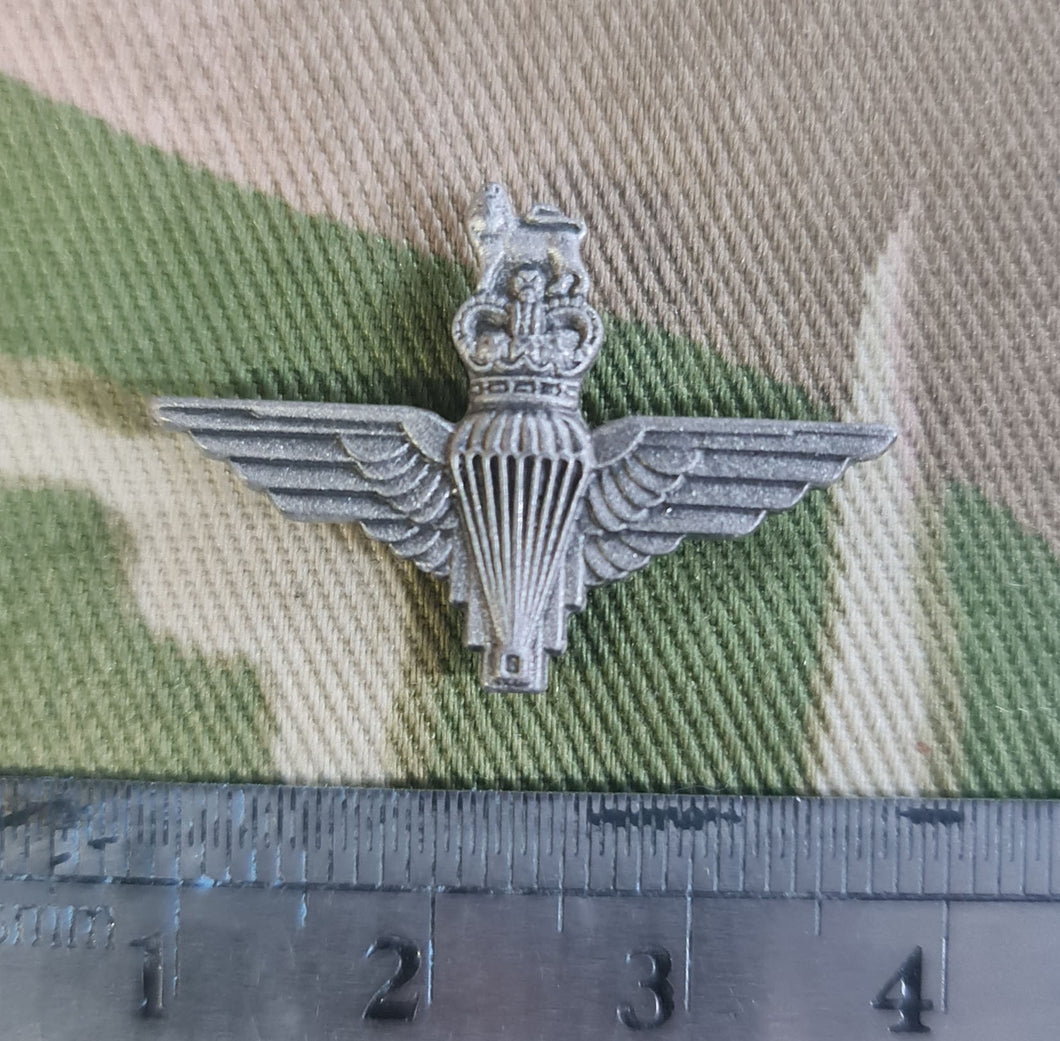 Pewter Regimental Tie / Lapel Pin -Parachute Regiment