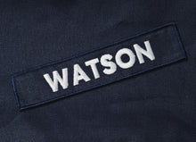Load image into Gallery viewer, 2 x Royal Navy Name tape Badge - Foul Weather Smock / Waterproof Jacket Variant