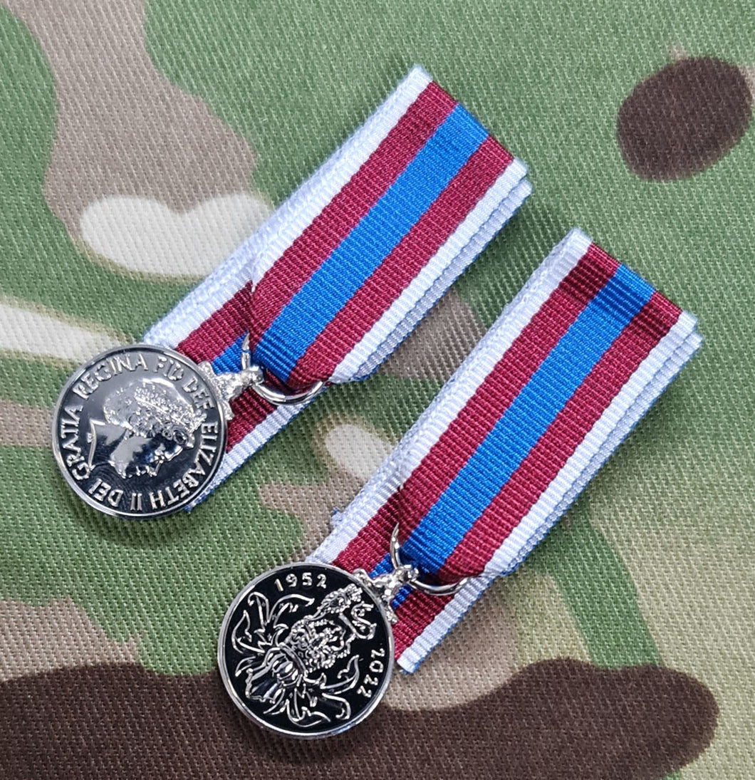 Official Miniature Queens Platinum Jubilee 2022 (QPJM) Medal