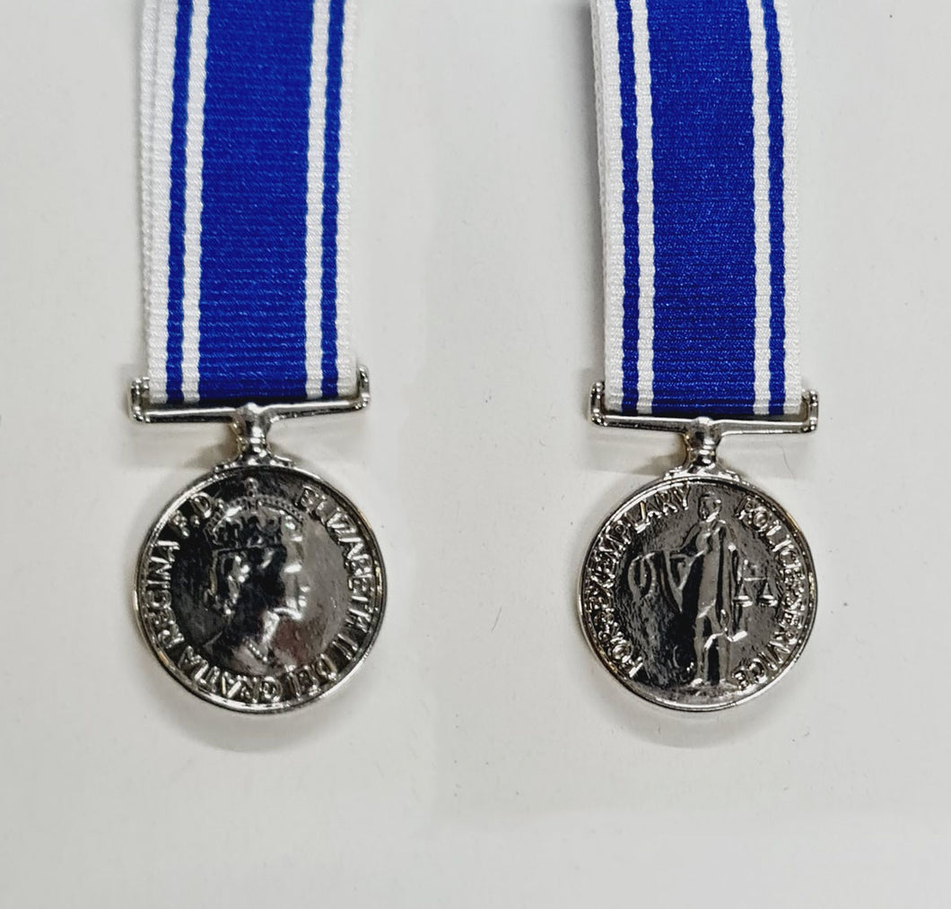 Miniature Police Long Service and Good Conduct Medal  (LSGC)  (EIIR)