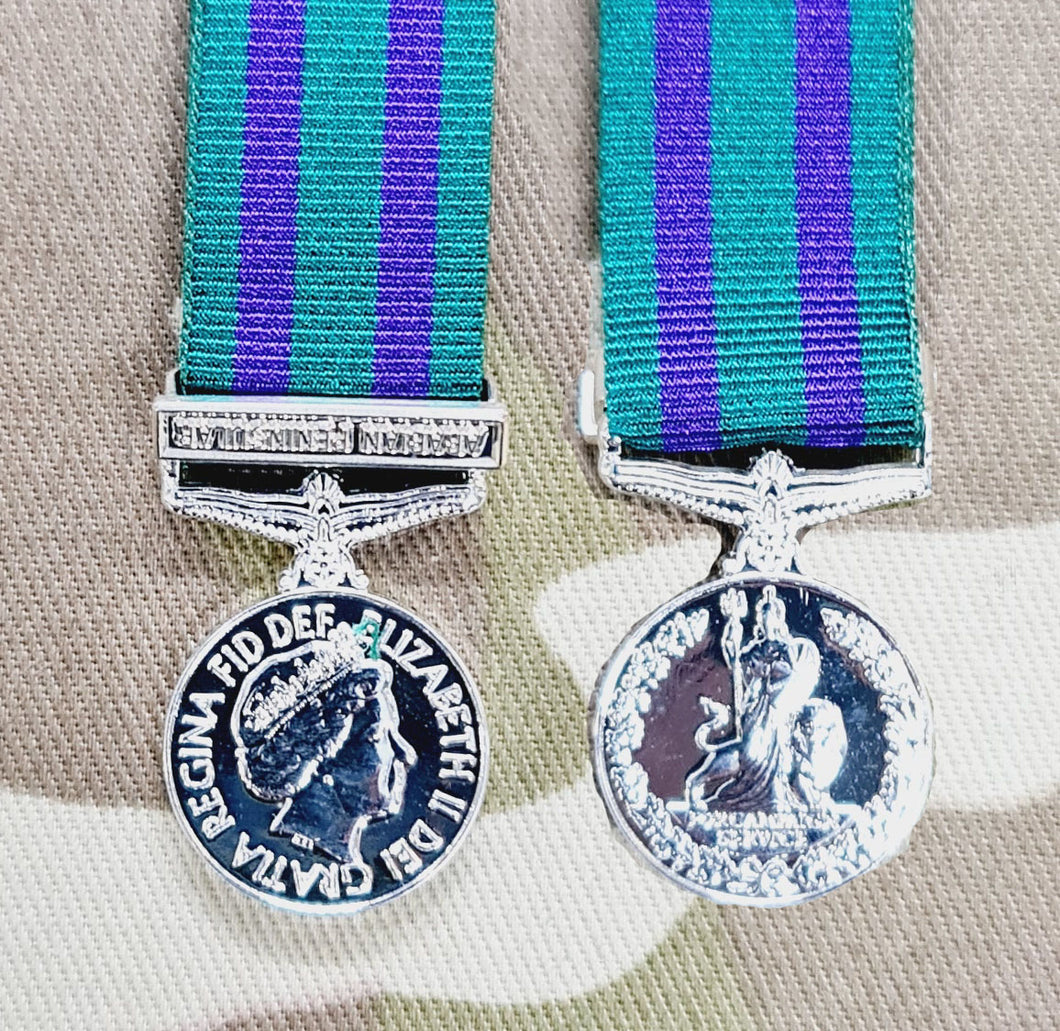 Miniature General Service Medal (GSM) 2008 (EIIR)