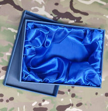 Load image into Gallery viewer, Classic Blue Gift Box With a Blue Satin Lining 21.5X15.5X11.5CM (Short Bottle or Decanter)
