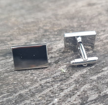 Load image into Gallery viewer, Engraved Regimental, Cuff Links (Rectangle) - tell us your design
