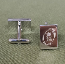 Load image into Gallery viewer, Engraved Regimental, Cuff Links (Rectangle) - tell us your design