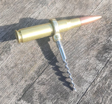 Load image into Gallery viewer, Engraved / Personalised .50 Cal Machine Gun Bullet Cork Screw Bottle Opener