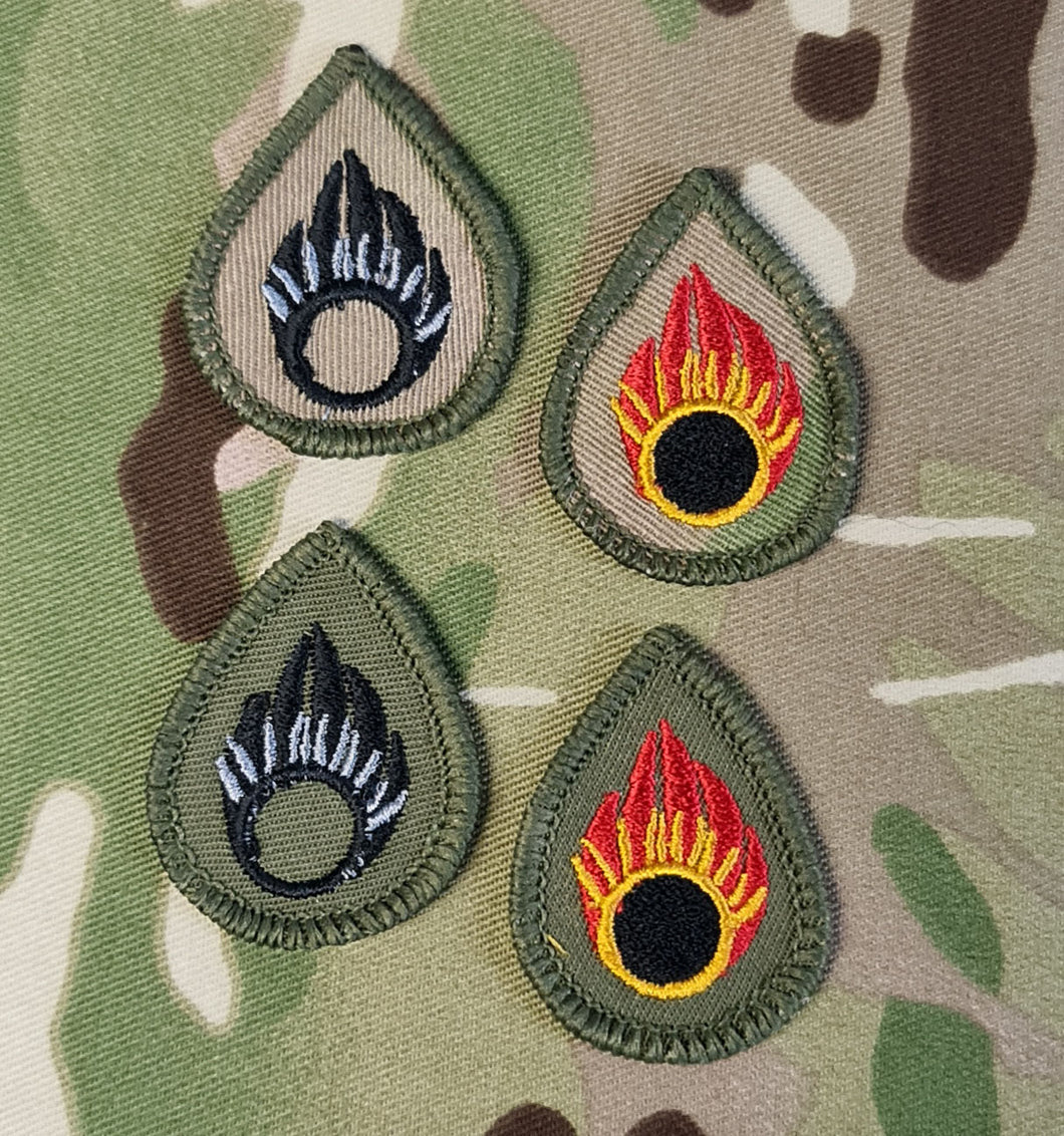 ATO Ammunition technical officer Qualification Subdued Embroidered Patch (ammo tech)