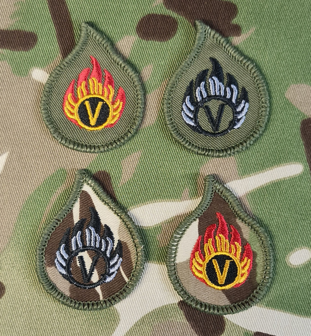 AT (V) Ammunition tech Subdued Embroidered Patch (ammo tech)