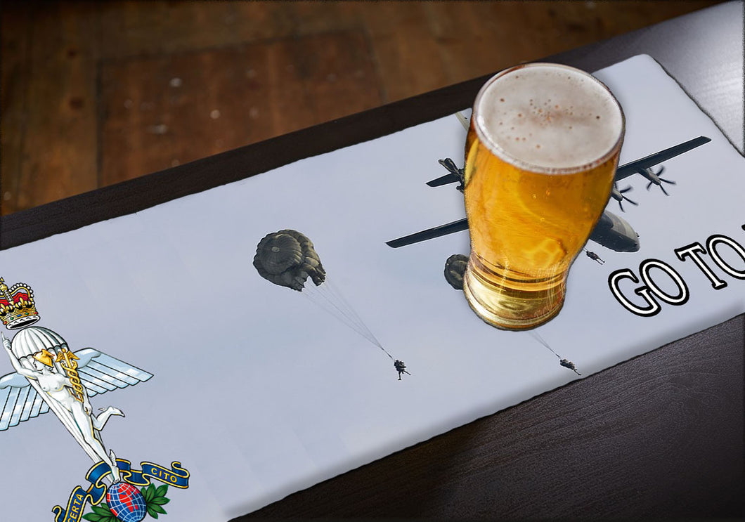 Printed Design Your Own Beer Mat / Bar Runner - Hercules C130 216 Para Signals