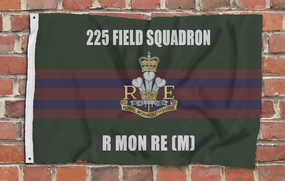 225 V Monmouthshire Royal Engineers (MONS RE) Flag - Fully Printed Flag