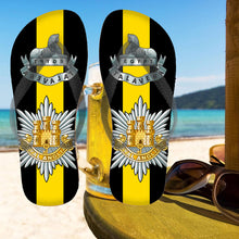 Load image into Gallery viewer, Printed Flip Flops -  2nd Battalion Royal Anglian The Poachers
