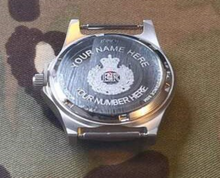 Load image into Gallery viewer, MWC G10 LM Stainless Steel Military Watch on a Grey NATO Strap (Fully Personalisation Available)