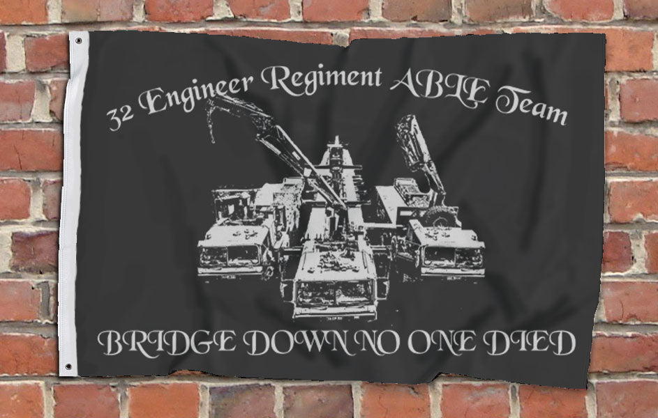 32 Engineer Regiment / ABLE / TBT Team - Fully Printed Flag