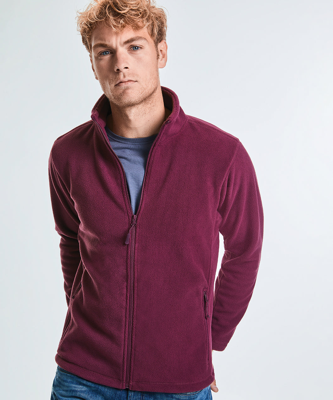 Embroidered - Full-zip outdoor fleece