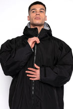 Load image into Gallery viewer, Embroidered Fully Weatherproof Unisex Dry Changing Robe / surf  swim / triathlon / sports
