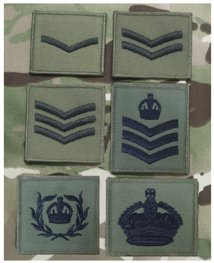 Combat Patches Badges Of Rank Army (CR3)