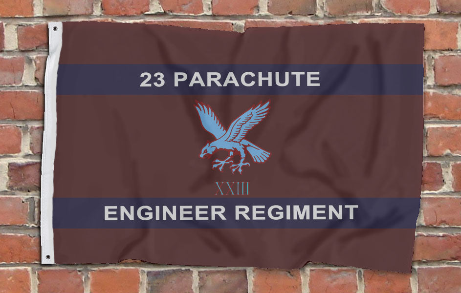 23 Parachute Engineer Regiment Royal Engineers - Fully Printed Flag