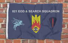 Load image into Gallery viewer, 821 Squadron EOD &amp; Search (RLC / RE) - Fully Printed Flag
