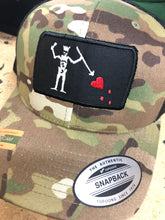 Load image into Gallery viewer, Embroidered Flexfit Yupong Cap Blackbeard Flag Baseball Cap (Edward Teach)