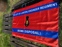 Load image into Gallery viewer, 101 City of London Royal Engineers Regiment EOD Bomb Disposal- Fully Printed Flag
