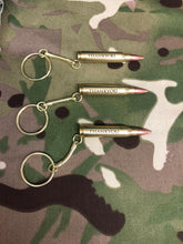 Load image into Gallery viewer, Engraved / Personalised 5.56 Assault Weapon Keyring
